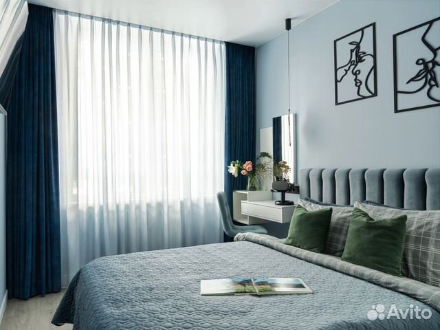 

1-к. квартира, 40 м², 2 кровати