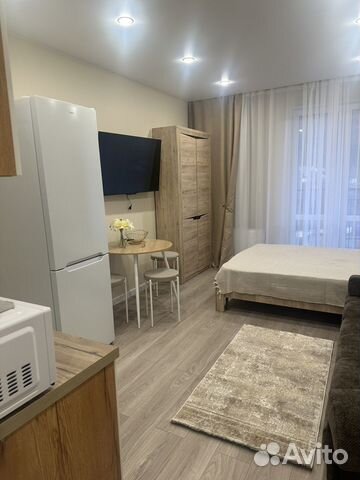

Квартира-студия, 25 м², 2 кровати
