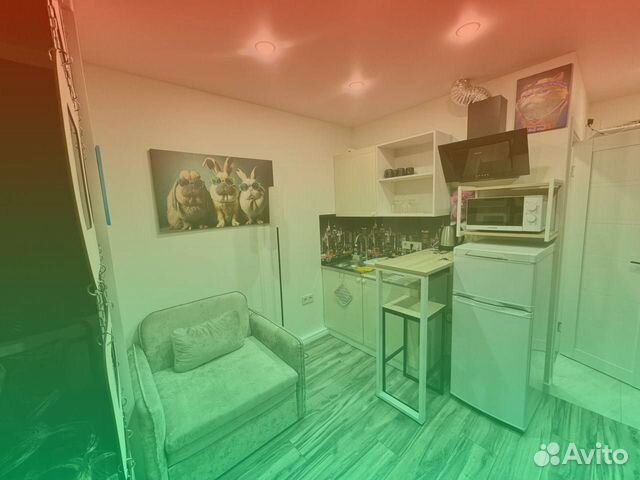 

Квартира-студия, 32 м², 2 кровати