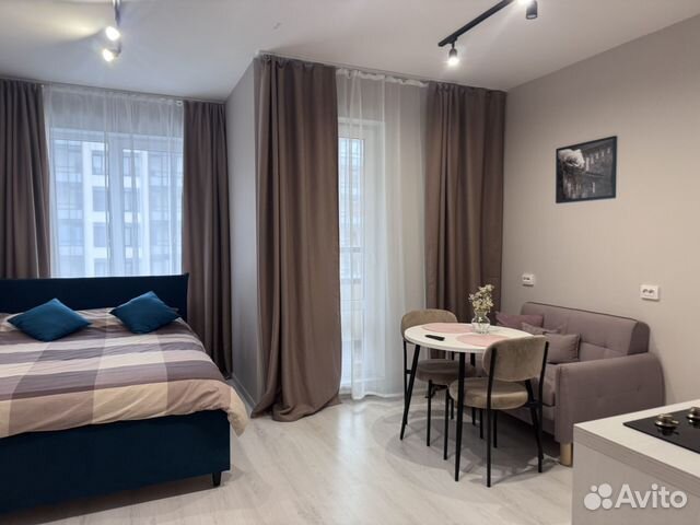 

Квартира-студия, 25 м², 2 кровати