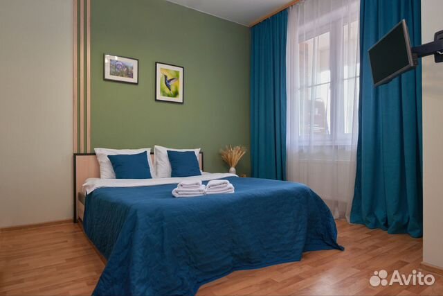 

1-к. квартира, 52 м², 2 кровати