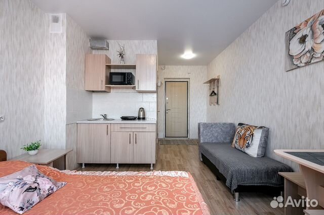 

Квартира-студия, 24 м², 2 кровати