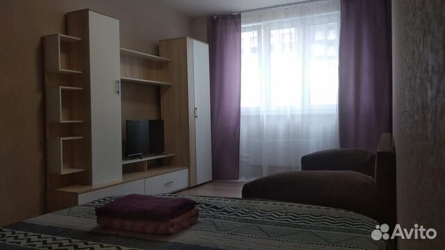 

1-к. квартира, 37 м², 2 кровати