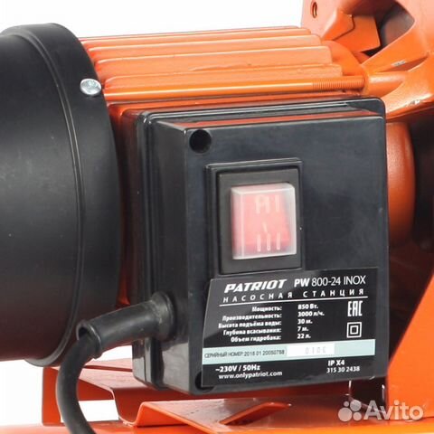 Насосная станция Patriot PW850-24C 3000 л/час Насосная станция Patriot PW850-24C 3000 л/час