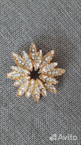 Брошь СССР роспись