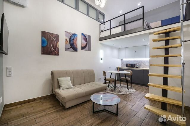 

Квартира-студия, 30 м², 2 кровати