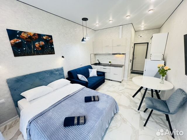 

Квартира-студия, 28 м², 2 кровати