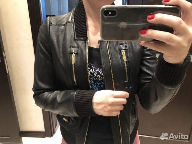 Кожаная куртка Dsquared2 Кожаная куртка Dsquared2