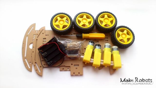 Шасси колеса двигатели для Arduino Шасси колеса двигатели для Arduino