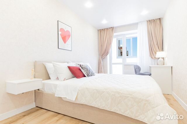 

1-к. квартира, 45 м², 2 кровати