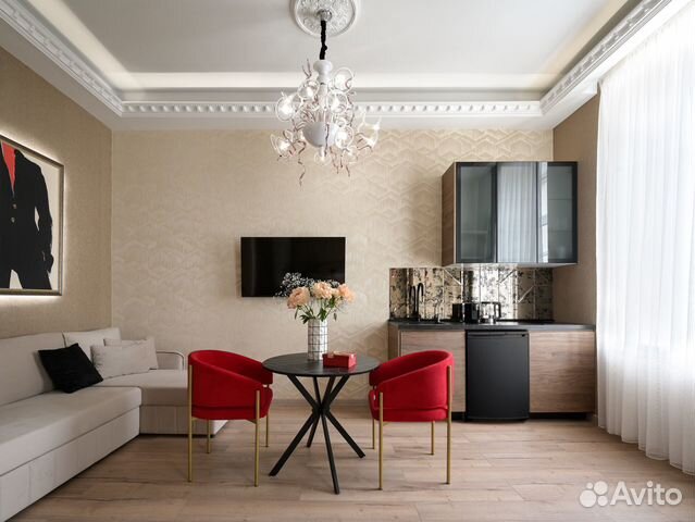 

Квартира-студия, 38 м², 2 кровати