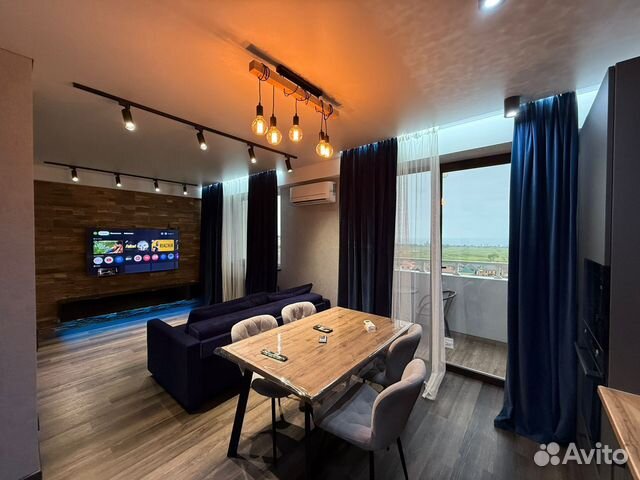 

Квартира-студия, 52 м², 2 кровати