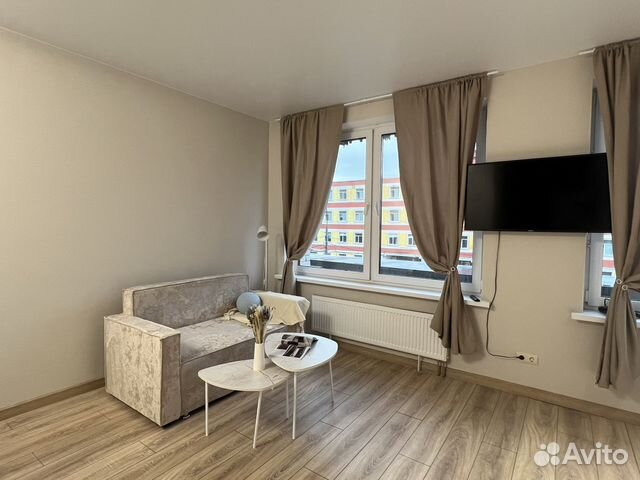 

Квартира-студия, 34 м², 1 кровать