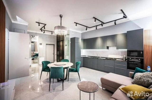 

1-к. квартира, 59,5 м², 2 кровати