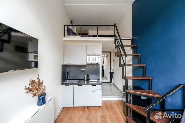 

Квартира-студия, 15 м², 2 кровати