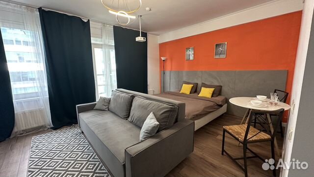 

Квартира-студия, 36 м², 2 кровати