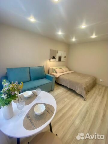 

Квартира-студия, 28 м², 2 кровати