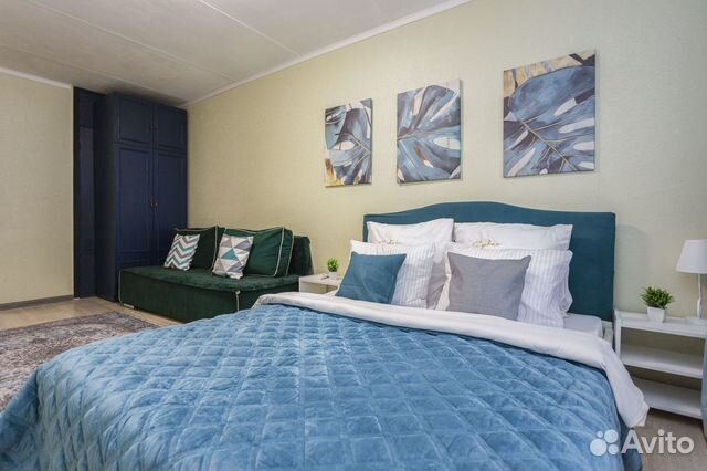 

1-к. квартира, 45 м², 2 кровати