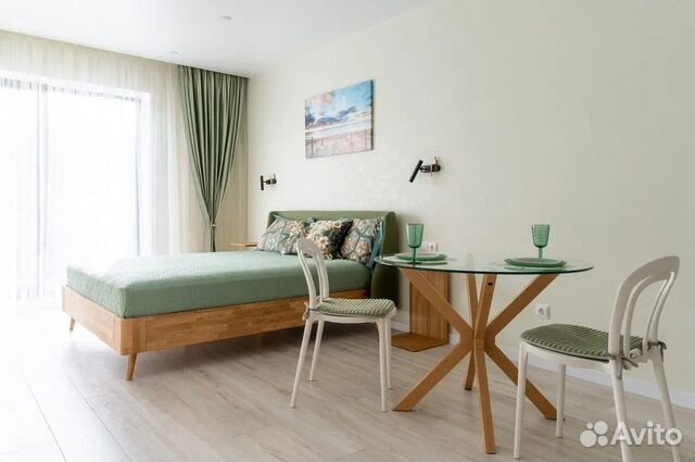 

Квартира-студия, 33 м², 1 кровать