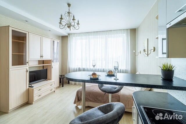 

Квартира-студия, 28 м², 1 кровать