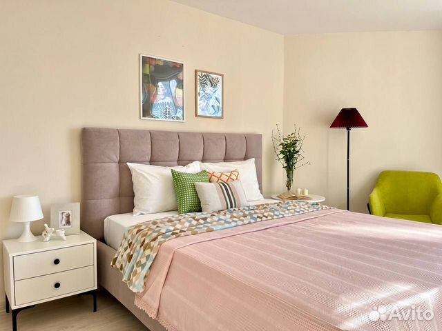 

1-к. квартира, 55 м², 2 кровати