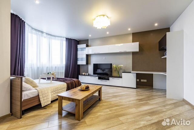 

Квартира-студия, 50 м², 2 кровати