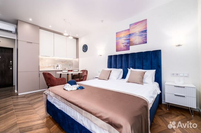 

Квартира-студия, 38 м², 2 кровати