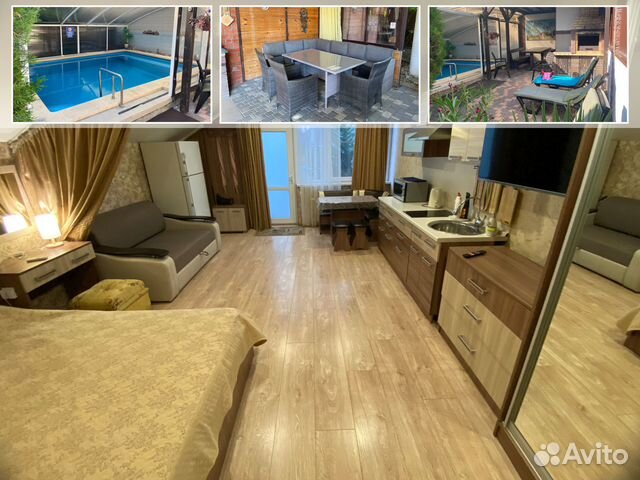 

Квартира-студия, 30 м², 2 кровати