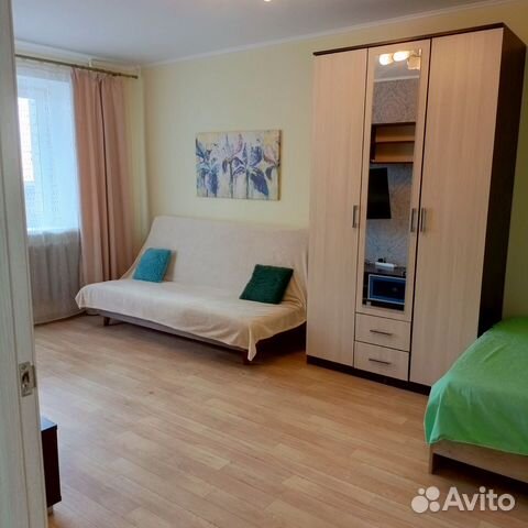 

1-к. квартира, 40 м², 2 кровати