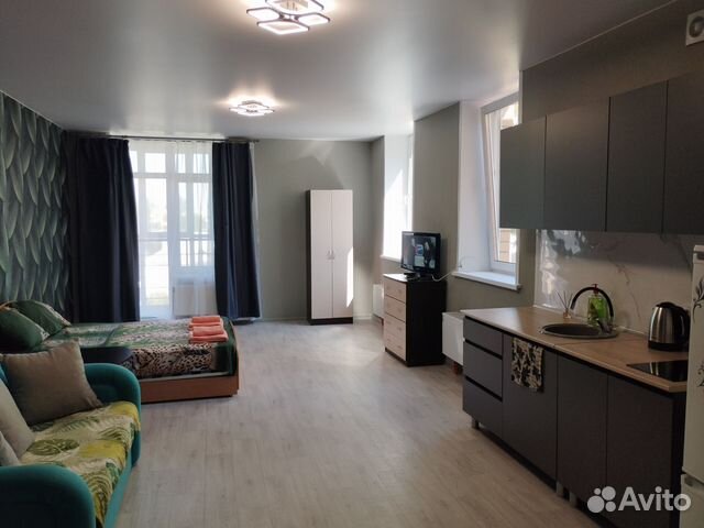 

Квартира-студия, 43,3 м², 2 кровати