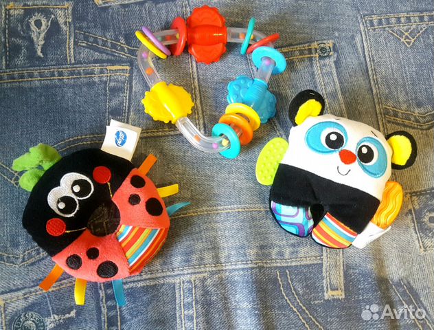Подвеска в кроватку коляску Tiny Love Playgro разв