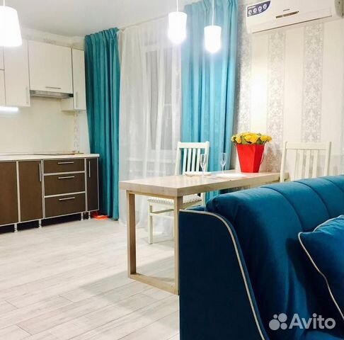 

Квартира-студия, 43 м², 2 кровати