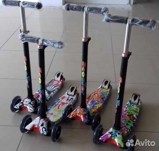 Самокат детский новый Scooter maxi Print Самокат детский новый Scooter maxi Print