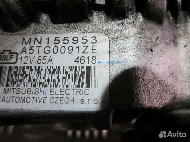 Генератор MN155953 для Митсубиси Ланцер 10 1.5