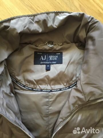 Куртка удлиненная весна-осень Армани Джинс