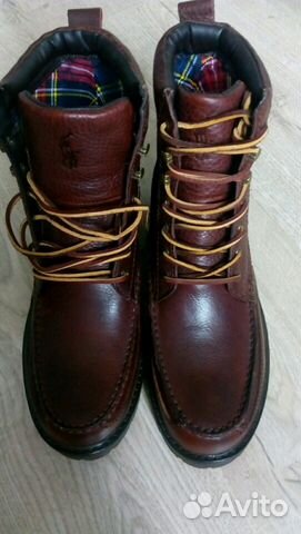 Ralph Lauren кожаные ботинки, 42-43, новые