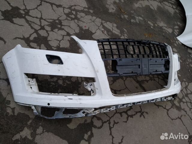 Audi Q7 4L бампер передний рестайлинг