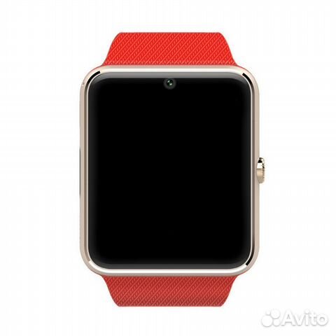 Умные часы-телефон Smart Watch AW08 красные