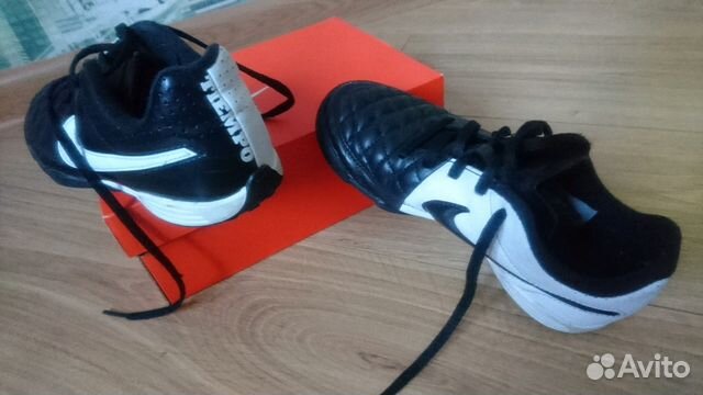 Шиповки nike JR tiempo RIO II TF размер 13,5