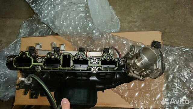 Впускной коллектор в сборе Opel Astra J (A14NET) Впускной коллектор в сборе Opel Astra J (A14NET)