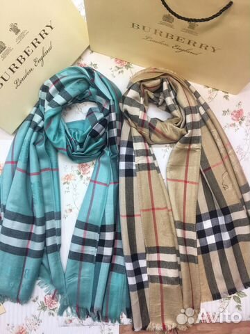 Burberry Бербери Черный Платок Шарф Палантин Burberry Бербери Черный Платок Шарф Палантин