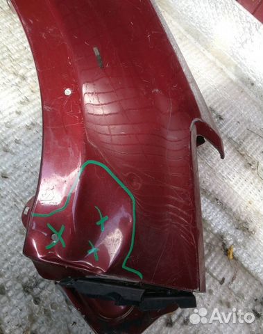 Renault Sandero Сандеро крыло переднее правое