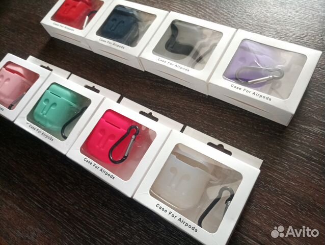 AirPods Чехол силиконовый с карабином AirPods Чехол силиконовый с карабином