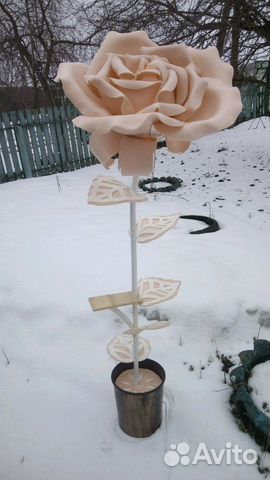 Торшер-роза