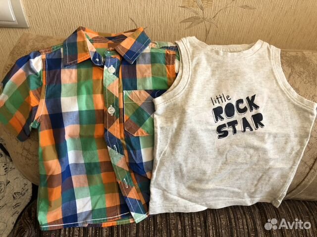 Рубашка+майка mothercare 12-18мес 86см Рубашка+майка mothercare 12-18мес 86см
