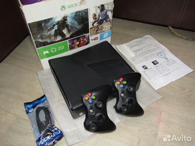 Xbox 250гб 60+игр 2 джоя