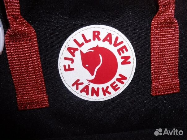 Рюкзак Fjallraven Kanken black/ox red