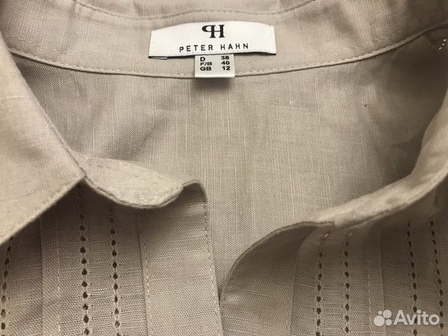 Льняная блузка Peter Hahn 44-46 Льняная блузка Peter Hahn 44-46
