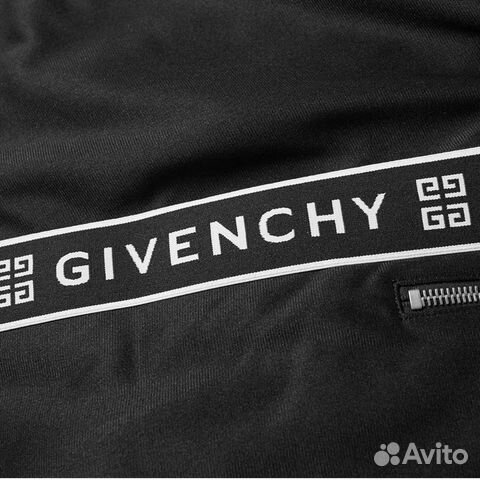Givenchy шорты с лампасами 4G чёрный