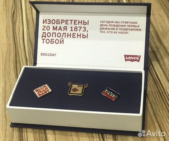 Набор коллекционных значков Levi’s